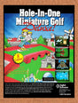 1993 Hole-In-One Miniature Golf Deluxe! MS-DOS Original Advert / Retro Promo v1