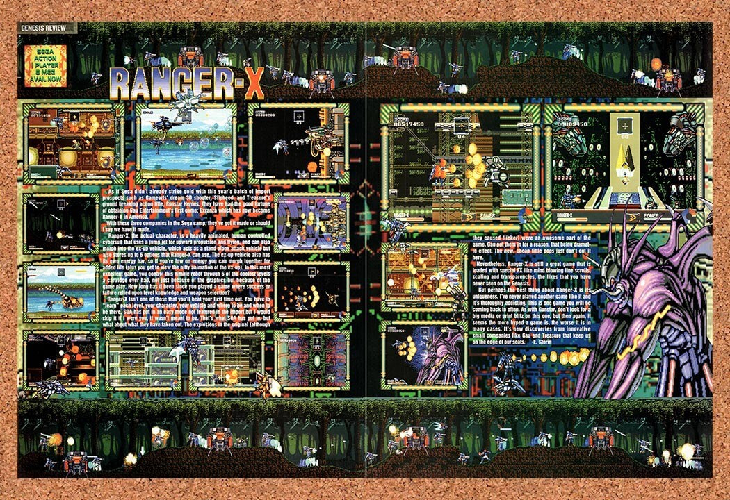 1993 Ranger-X Genesis Original Advertisement / Retro Wall Art v1