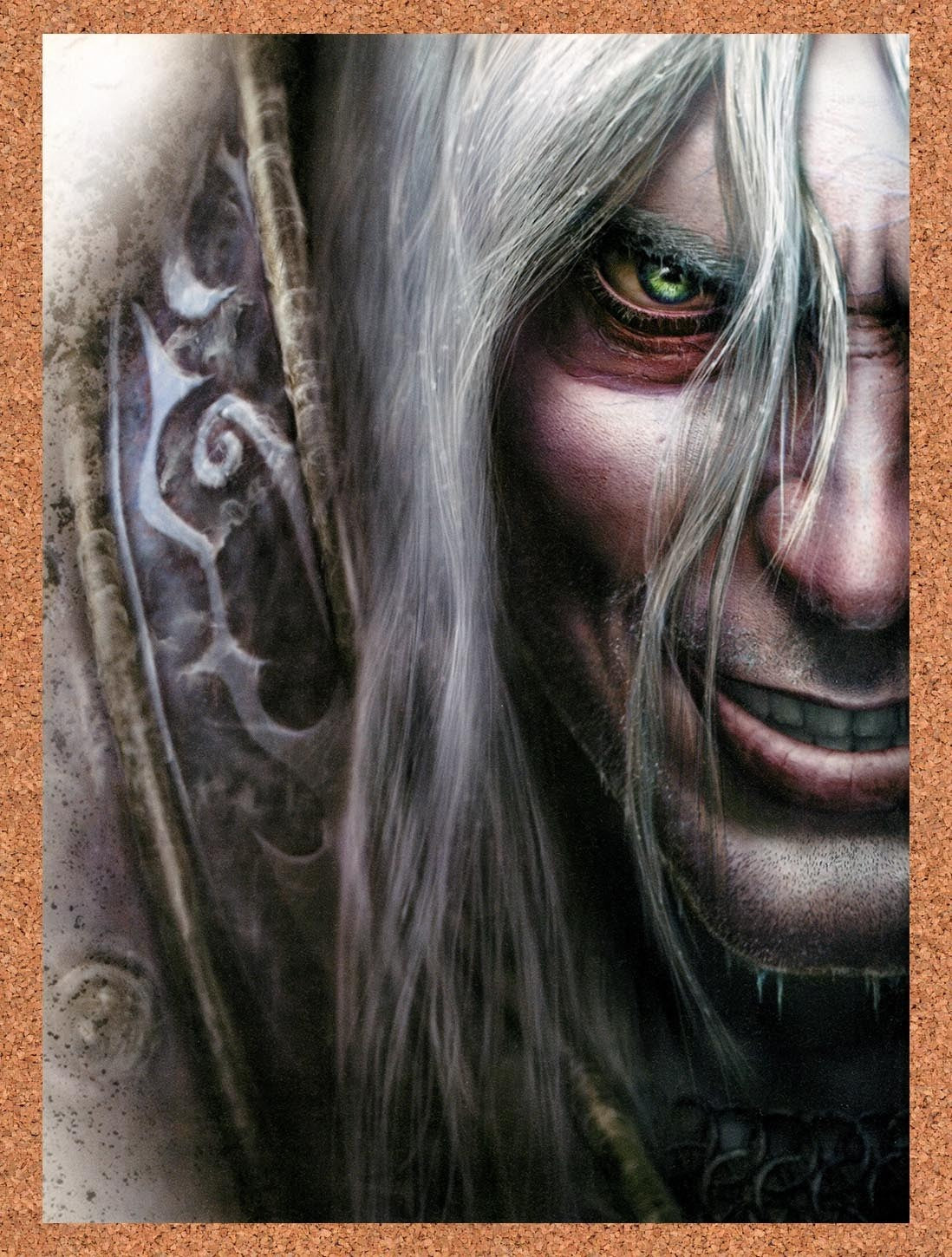 2003 WarCraft III Frozen Throne Arthas Original Advertisement / Retro Promo v4