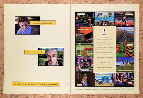 1994 3DO Console Original Advertisement / Retro Wall Art v11