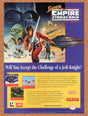 1993 Super Empire Strikes Back SNES Original Advertisement / Retro Wall Art v1
