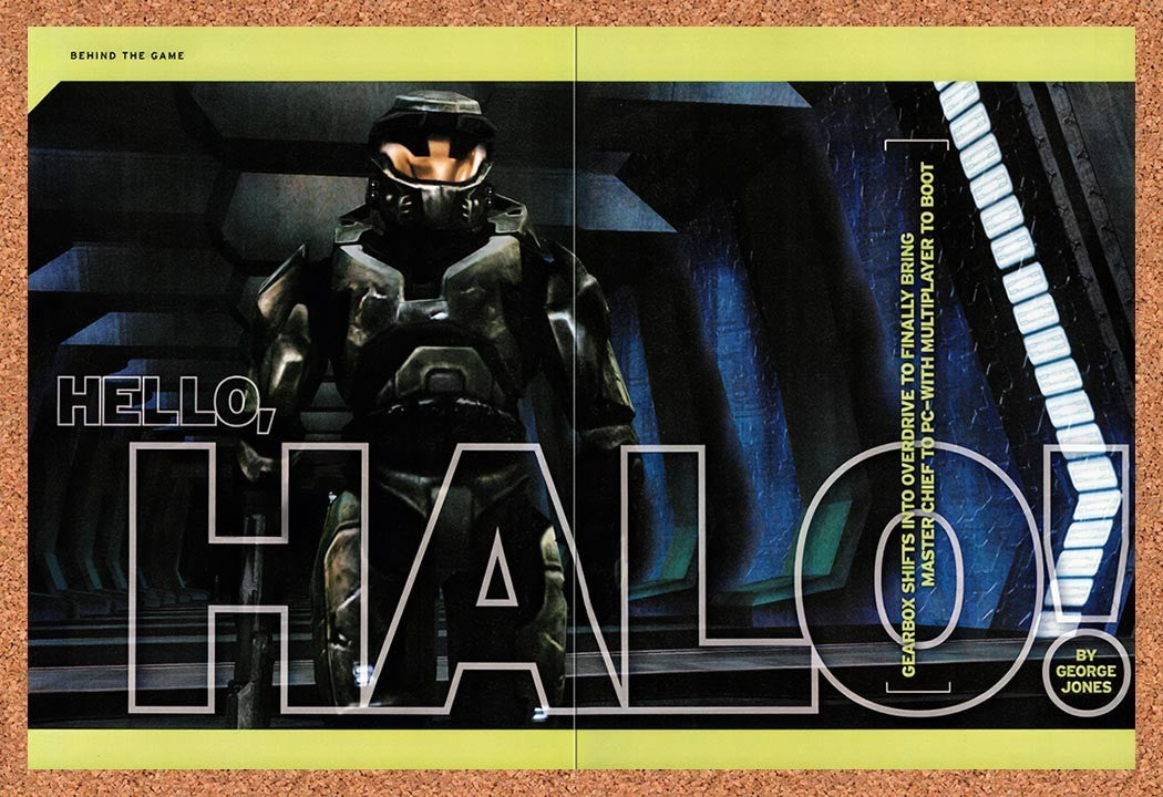 2003 Halo PC Release Original Advertisement / Retro Promo vr7