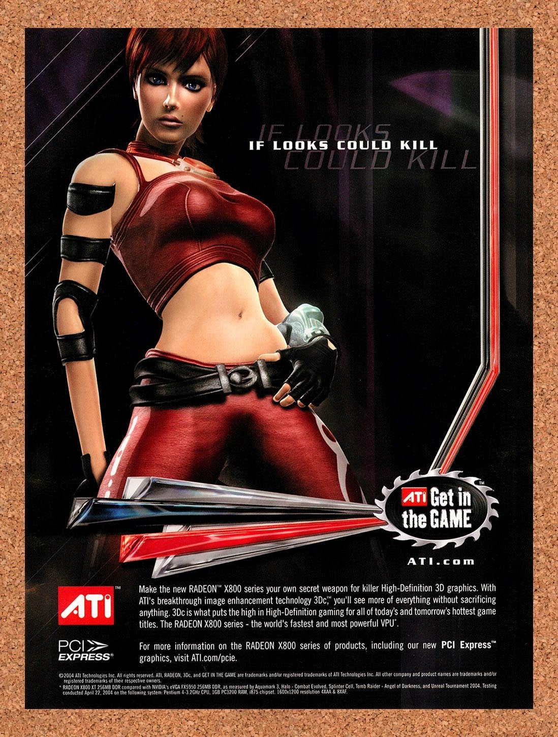 2004 ATI Radeon X800 Series Original Advertisement / Retro Promo v1