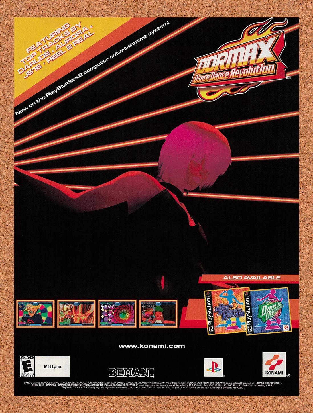 2003 Dance Dance Revolution DDRMAX PS2 Original Advertisement / Retro Promo v1