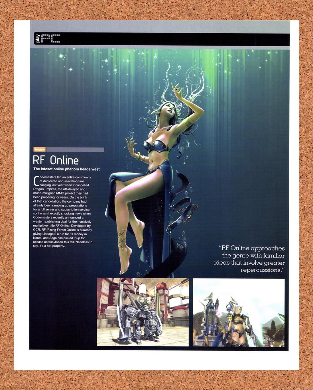 2005 RF Online MMO Preview Original Advertisement / Retro Promo v1