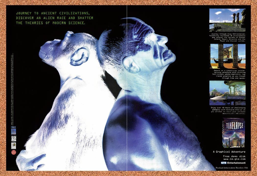 1996 Timelapse PC Original Advertisement / Retro Promo v2
