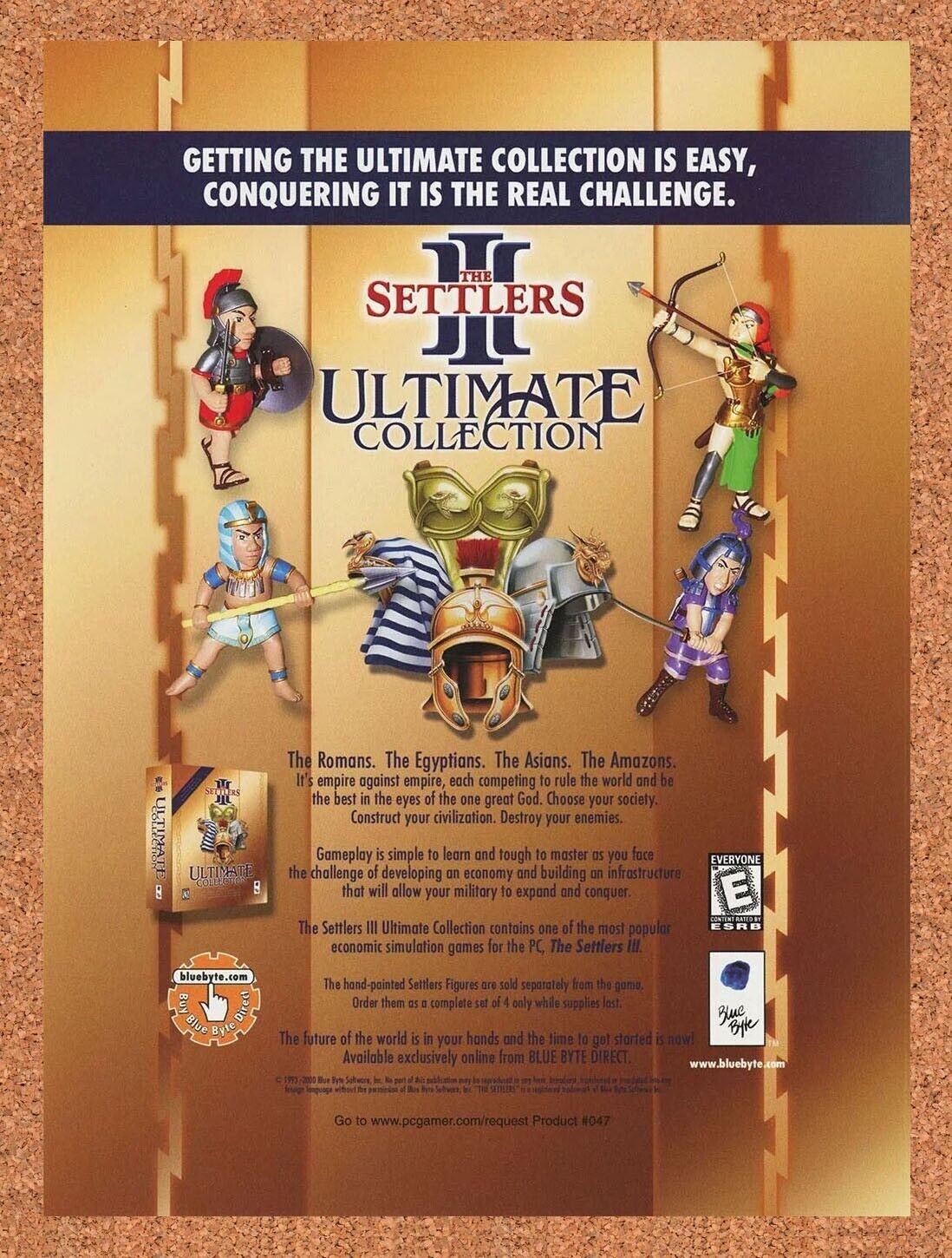 Settlers III PC Ultimate Collection Original 2001 Ad Authentic Game Promo