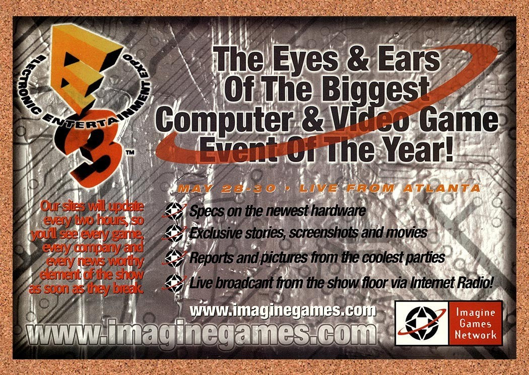 1998 E3 Expo Atlanta Original Advertisement / Retro Promo v3