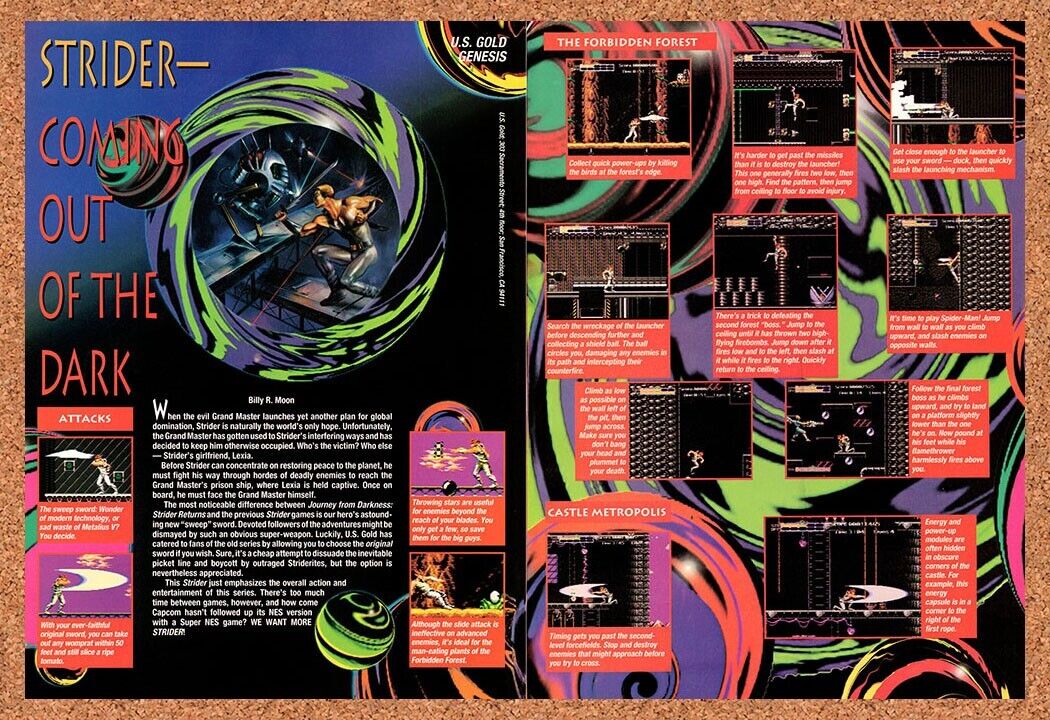 1993 Strider Genesis Original Advertisement / Retro Wall Art v3