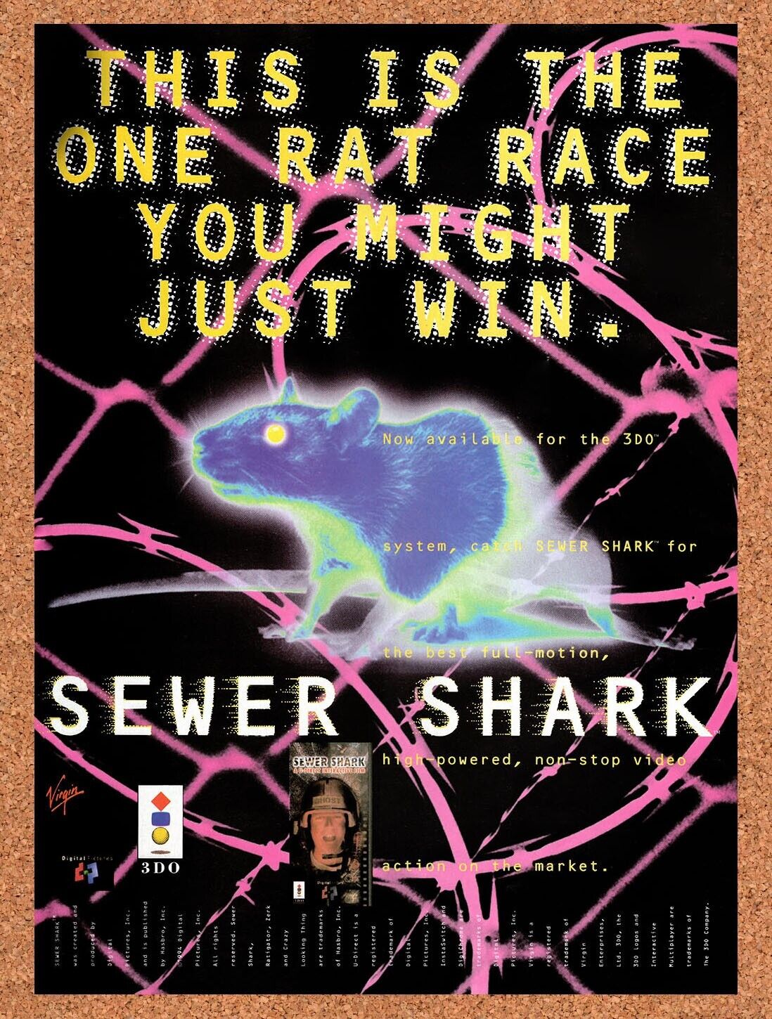 1994 X-Kaliber 2097 SNES Original Advertisement / Retro Wall Art v1