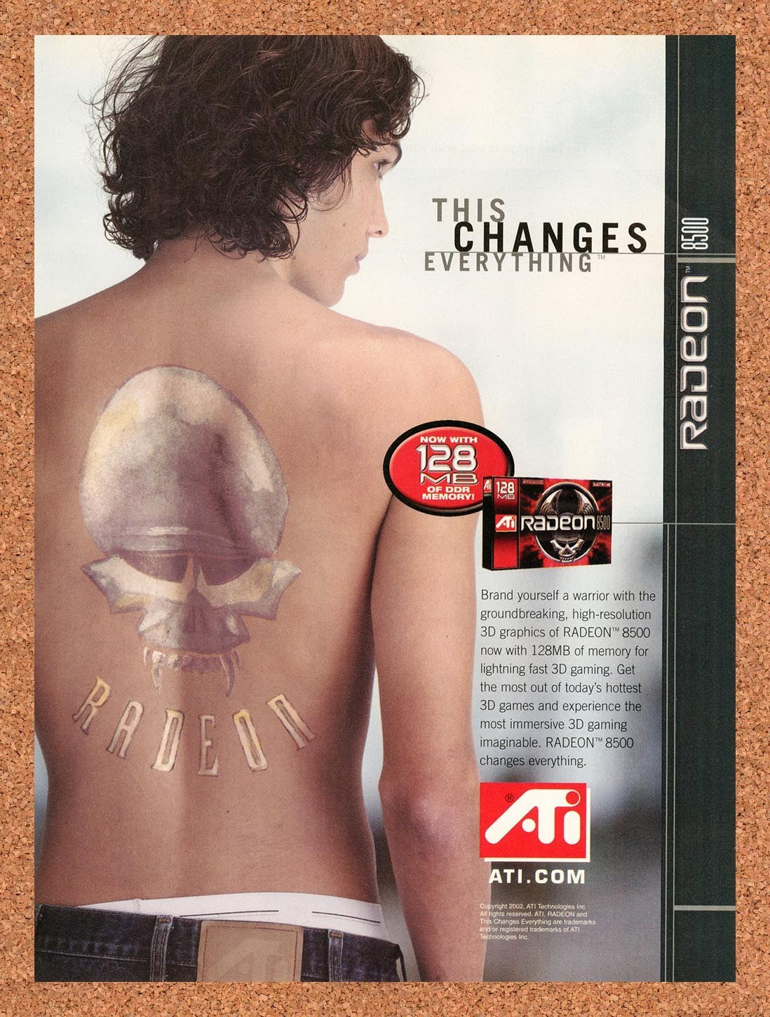 2002 ATI Radeon 8500 Original Advertisement / Retro Promo v13