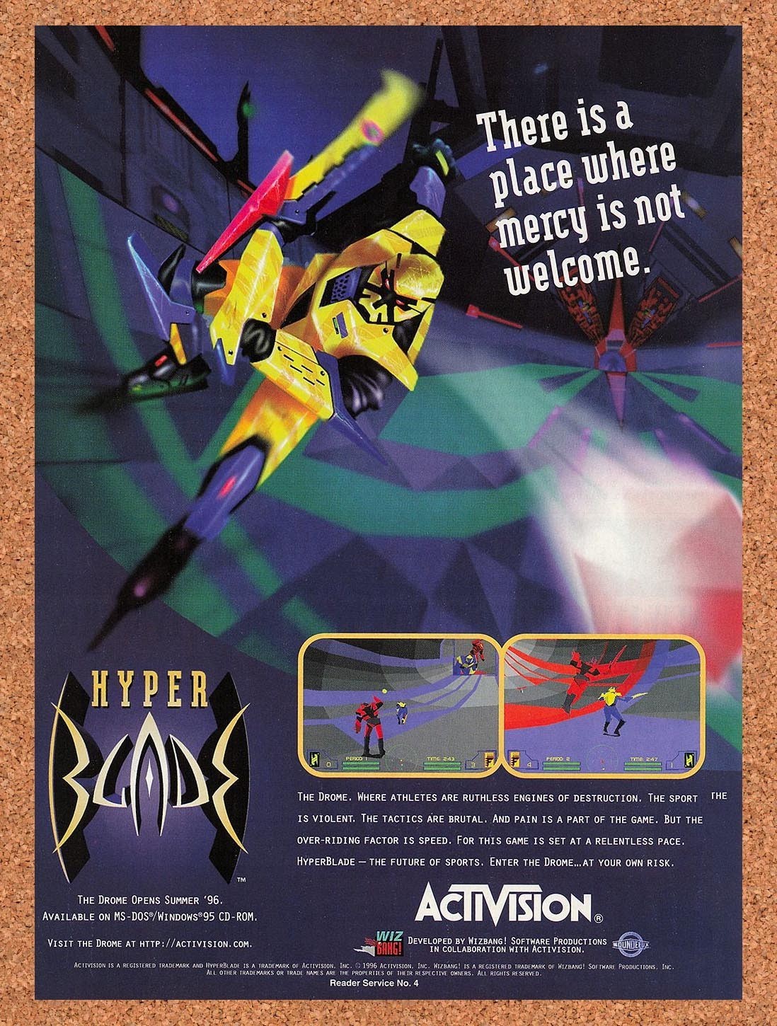 1996 HyperBlade PC Original Advertisement / Retro Promo v2