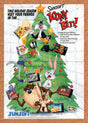 1993 Sunsoft Looney Tunes Games Christmas Original Ad / Retro Wall Art v3