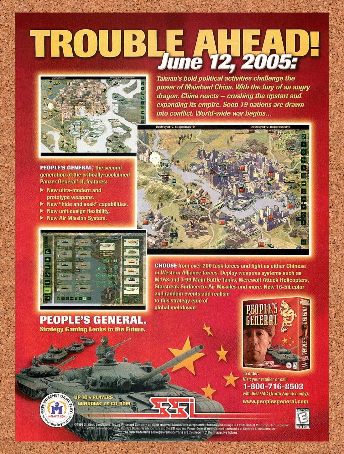 1998 People's General PC Original Advertisement / Retro Promo v1