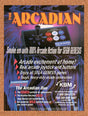 1993 The Arcadian Genesis Arcade Stick Original Ad / Retro Wall Art v2