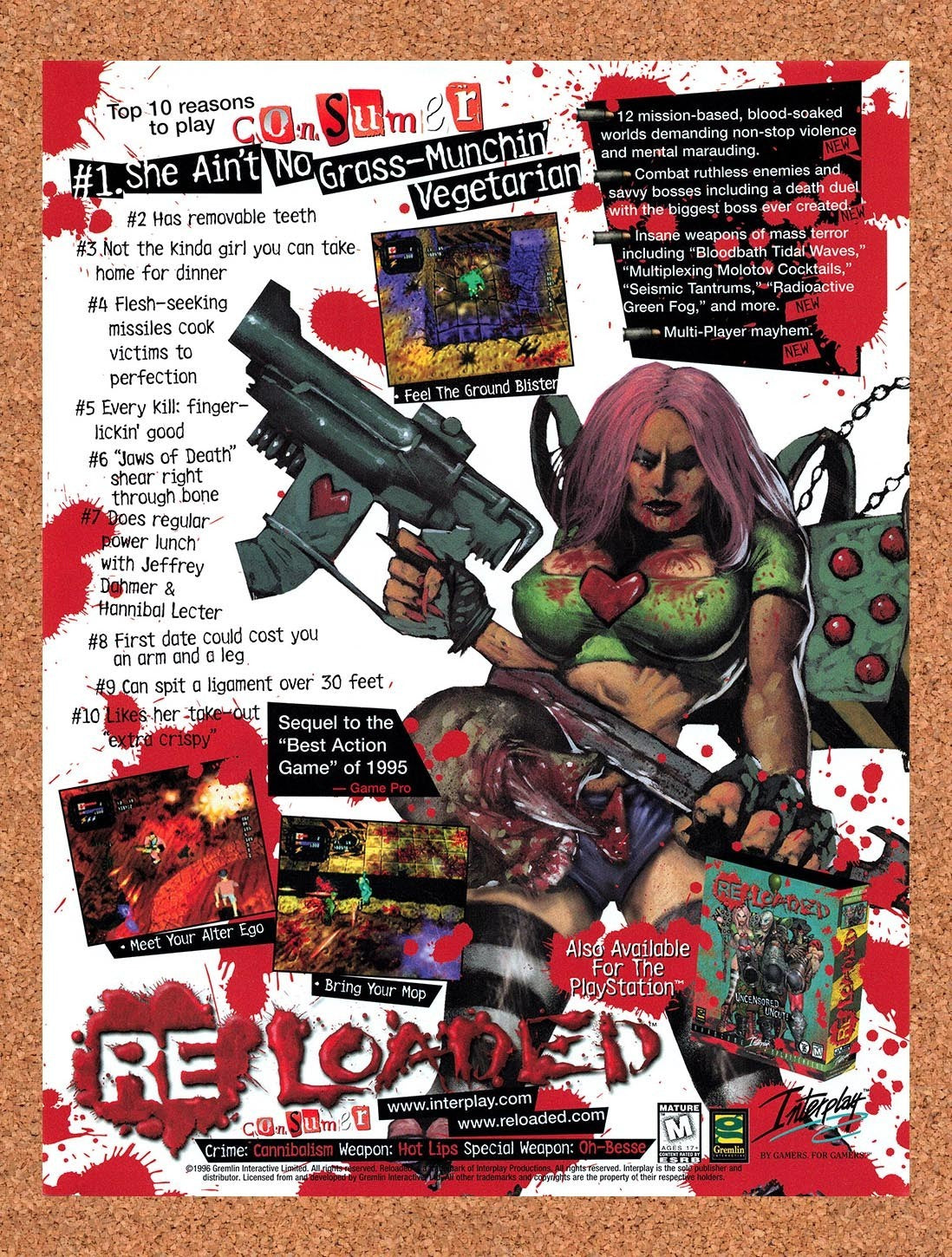 1997 Reloaded PC Original Advertisement / Retro Promo v2