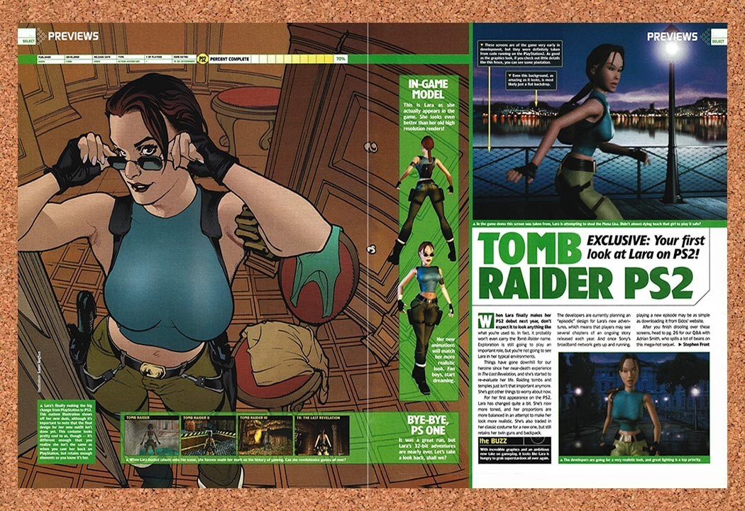 2000 Tomb Raider Angel Of Darkness Exclusive Preview Original Ad / Promo vr5