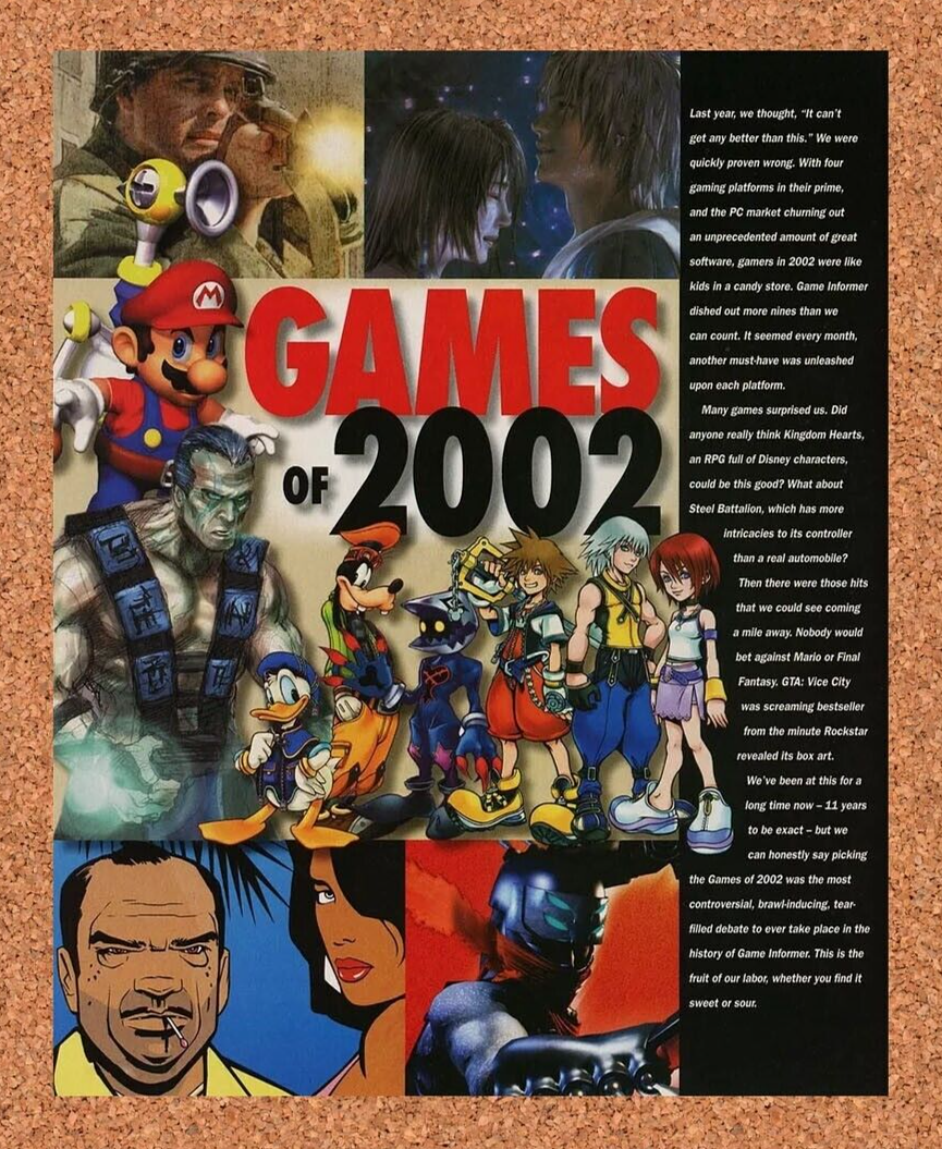 Games Of 2003 Compilation Original Ad Authentic Mario GTA Video Game Promo