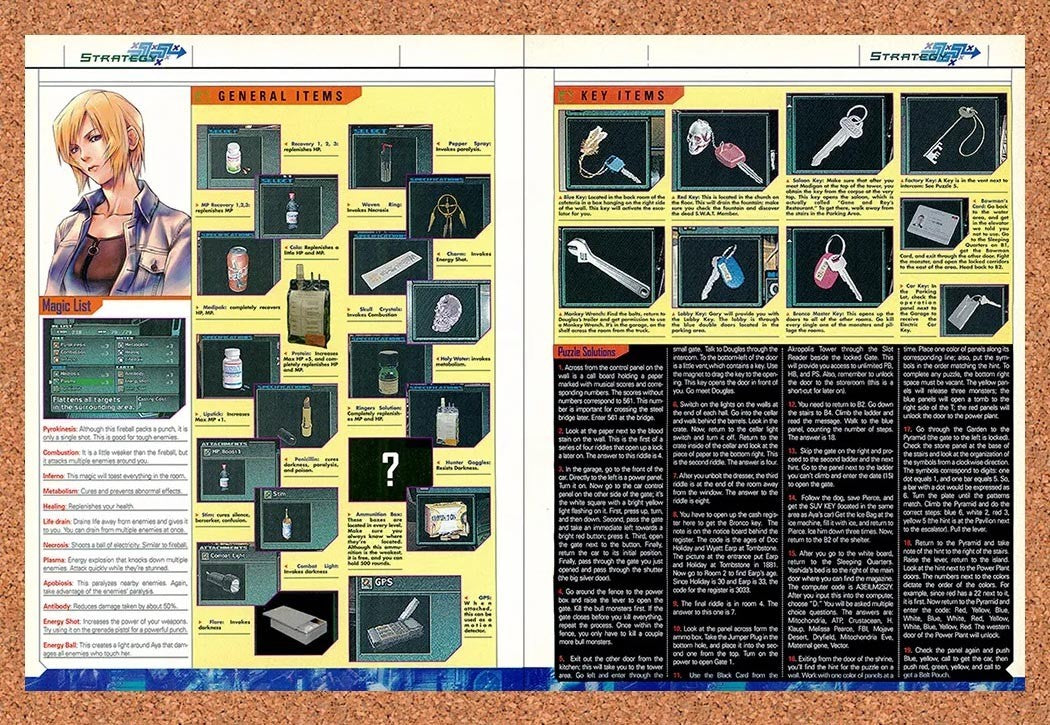 2000 Parasite Eve II Items Original Advertisement / Retro Promo vr1
