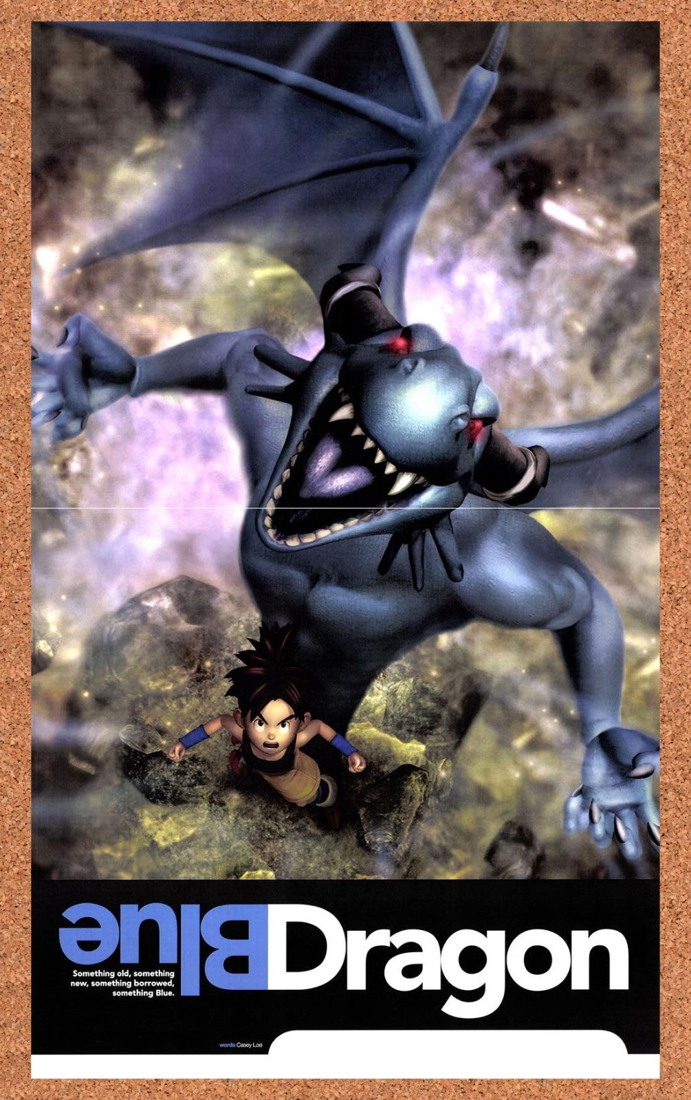 2007 Blue Dragon Xbox 360 Original Advertisement / Retro Promo v2