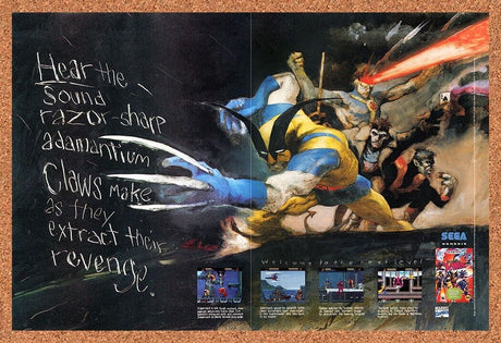 1993 X-Men Genesis Original Advertisement / Retro Wall Art v2