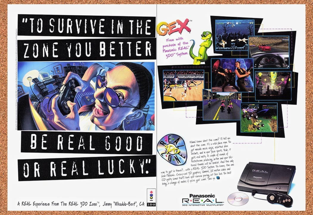 1995 3DO Gex Console Bundle Original Advertisement / Retro Promo vc7