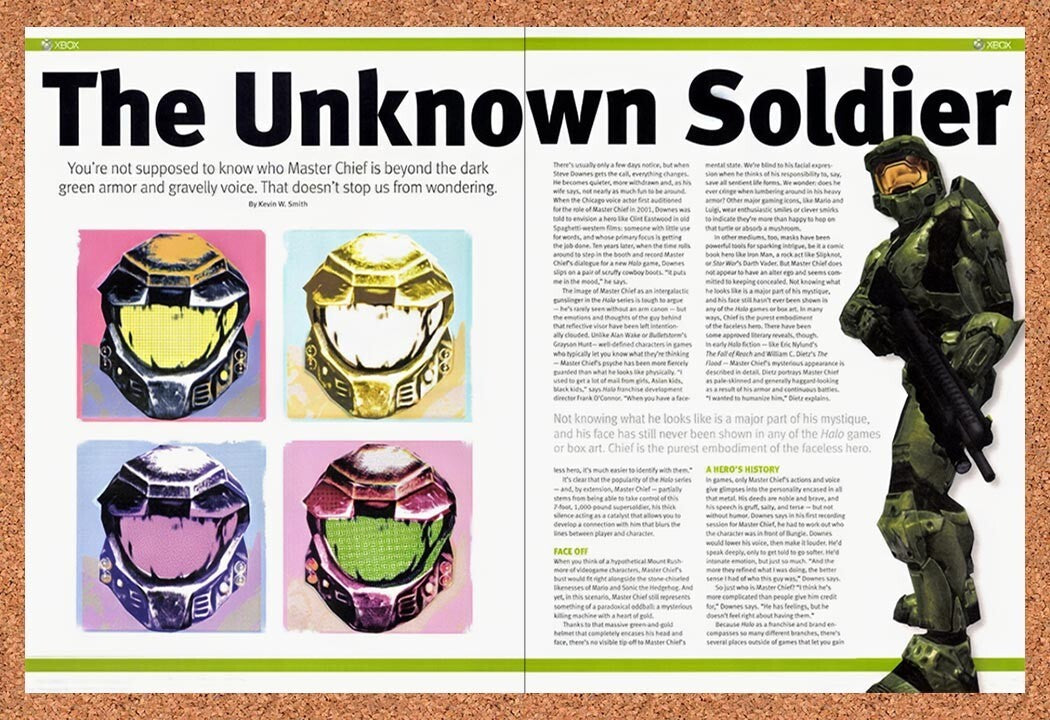 2011 Halo The Unknown Soldier Original Advertisement / Retro Wall Art v17