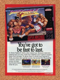 Street Fighter II Turbo SNES Original 1993 Ad Authentic Capcom Game Promo v1