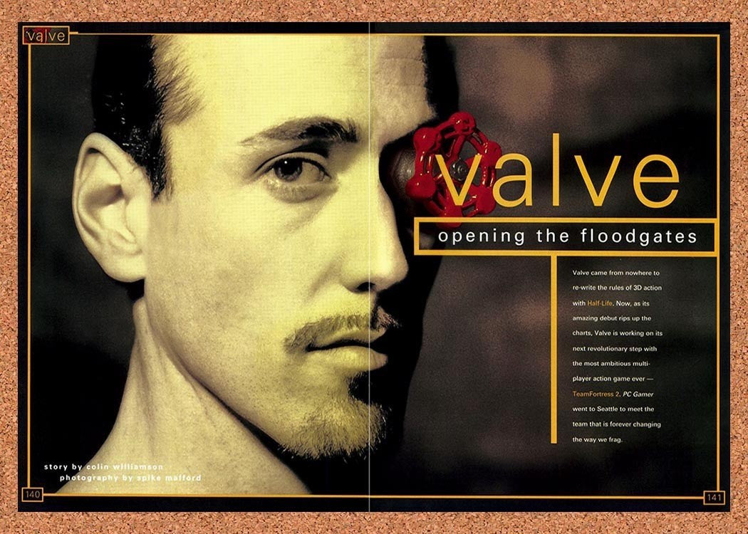 1999 Valve Half-Life Debut Original Advertisement / Retro Promo vr1