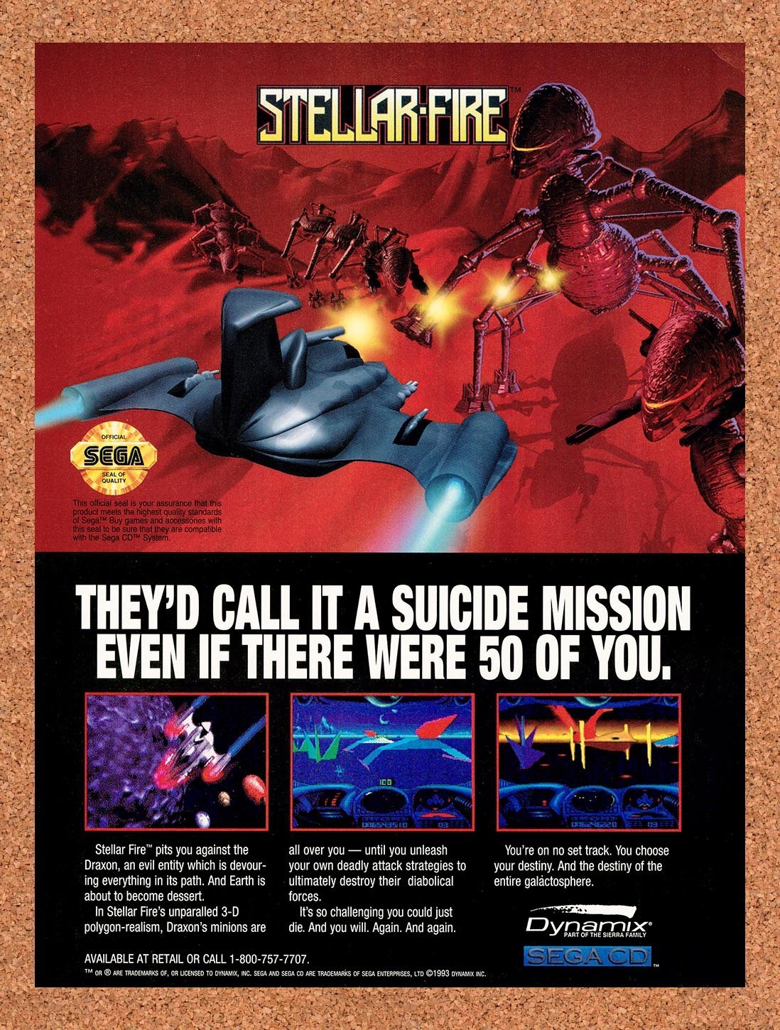 1994 Stellar-Fire Genesis Original Advertisement / Retro Promo v1