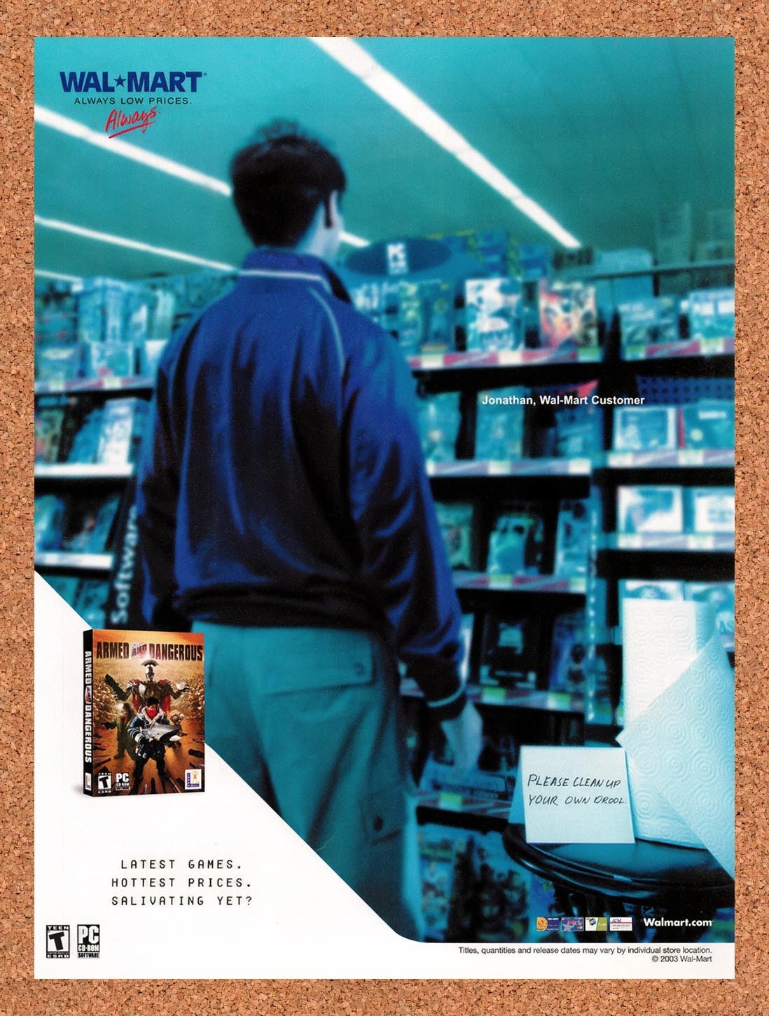 2004 Armed And Dangerous Wal-Mart Original Advertisement / Retro Promo v4
