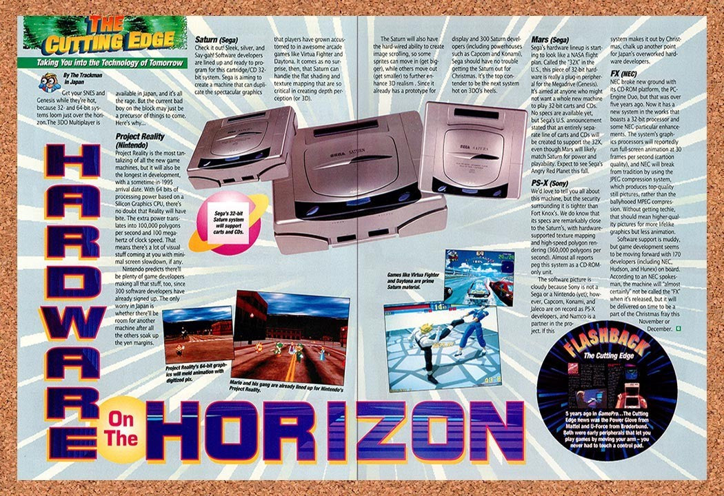 1994 Sega Saturn Hardware Preview Original Advertisement / Retro Promo vc7