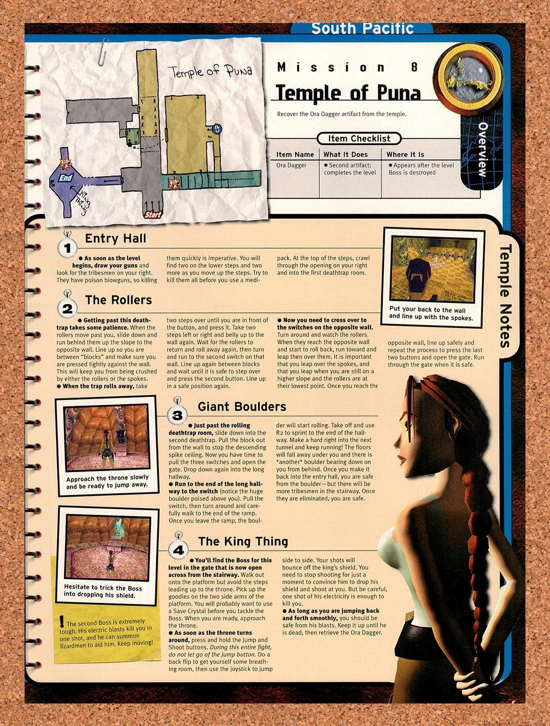 1999 Tomb Raider III Adventures Of Lara Mission 8 Temple Of Puna Original Ad vr6
