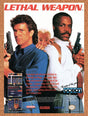 1993 Lethal Weapon SNES Original Advertisement / Retro Wall Art v1