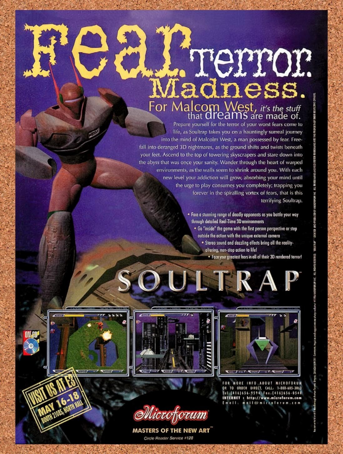 1996 Soultrap PC Original Advertisement / Retro Promo v5