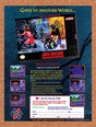 1992 Might & Magic II Gates To Another World SNES Original Ad / Retro Promo v3