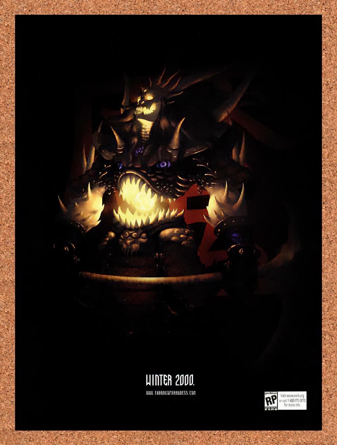 2000 Throne Of Darkness PC Original Advertisement / Retro Promo v2