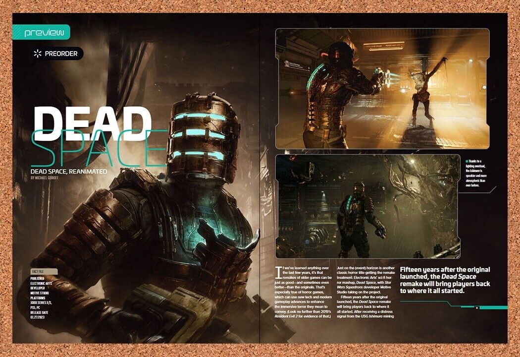Dead Space Remake PS5 Original 2023 Ad - Video Game Preview Display Promo