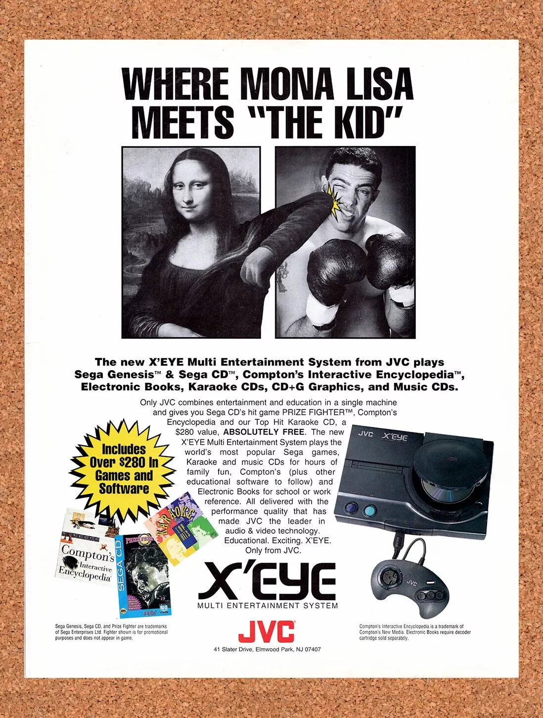 1994 JVC X'eye Original Ad v1