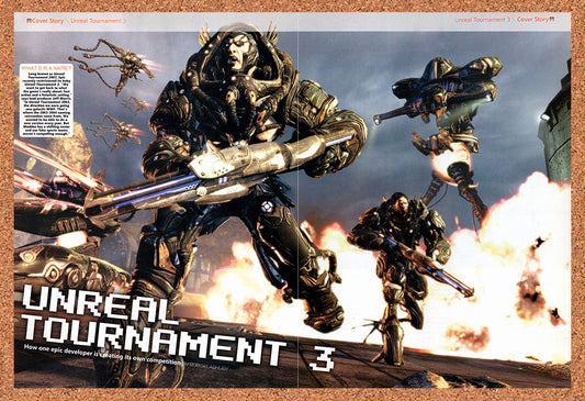 2006 Unreal Tournament 3 PC Original Advertisement / Retro Wall Art