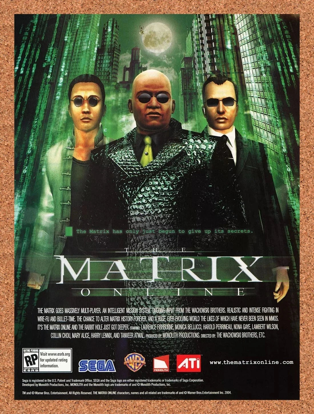 2007 Matrix Online PC Original ATI Ad