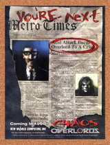 1996 Chaos Overlords PC Original Advertisement / Retro Promo v1