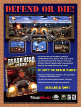 2000 Beach Head 2000 PC Original Advertisement / Retro Promo v1