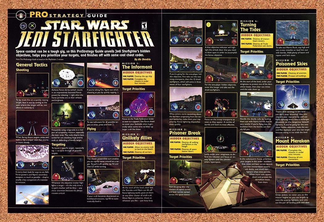 2002 Star Wars Starfighter General Tactics Original Advertisement / Promo vr2