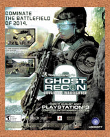 2007 Ghost Recon Advanced Warfighter Xbox 360 Original Advert / Retro Promo v5