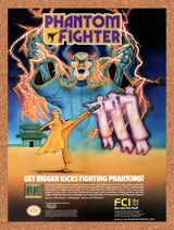 1990 Phantom Fighter NES Original Advertisement / Retro Wall Art v1
