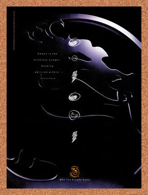 1995 Mortal Kombat 3 #16 Original Advertisement / Retro Wall Art v12