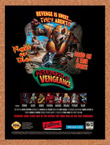1994 Revengers Of Vengeance Sega CD Original Advertisement / Retro Promo v1