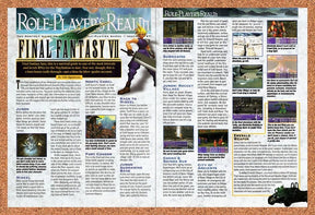 1997 Final Fantasy VII PS1 Original Advertisement / Retro Wall Art v13