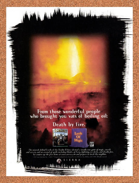 1997 Lords Of Magic PC Original Advertisement / Retro Promo v3
